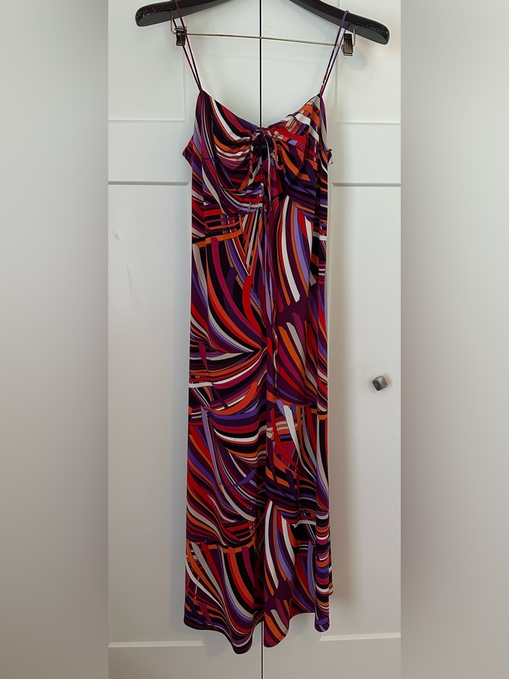 Adrianna Papell Purple Sleeveless Dress